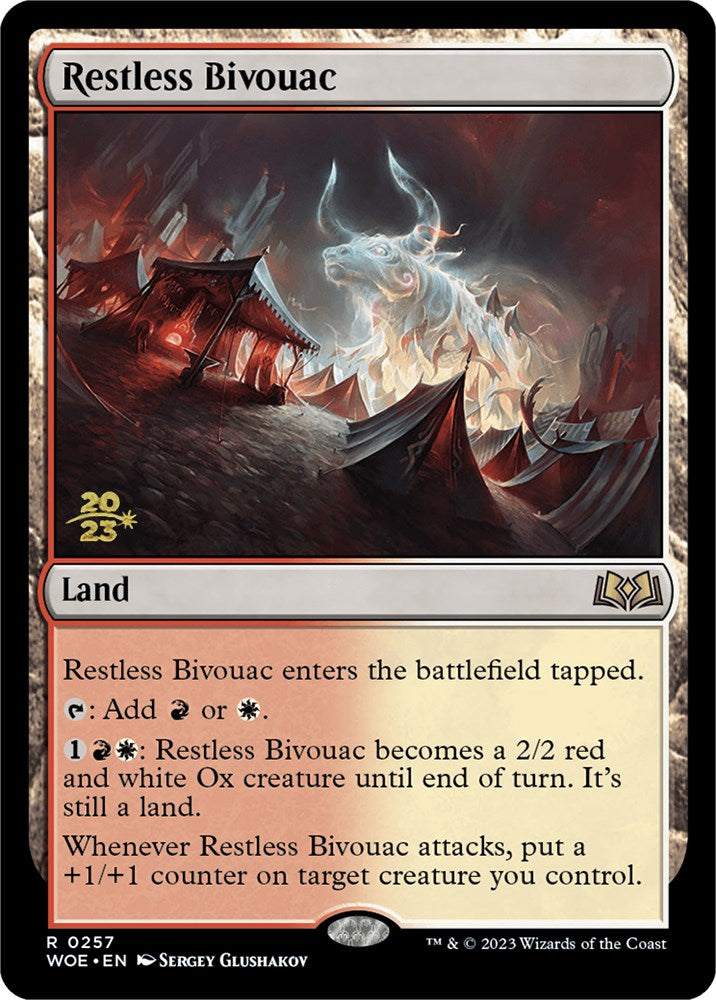 Restless Bivouac [Wilds of Eldraine Prerelease Promos] | Mindsight Gaming