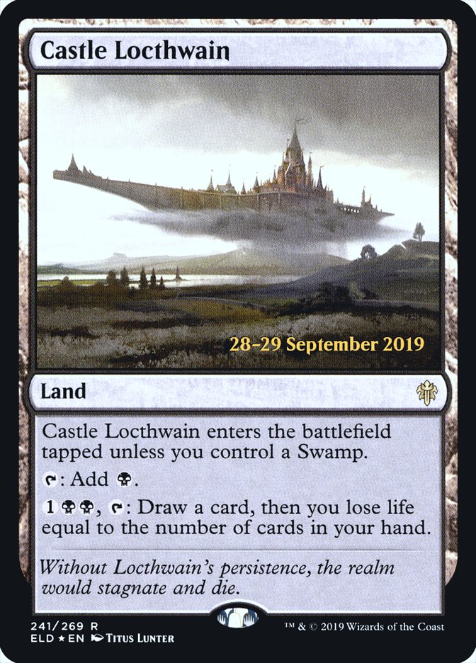 Castle Locthwain  [Throne of Eldraine Prerelease Promos] | Mindsight Gaming