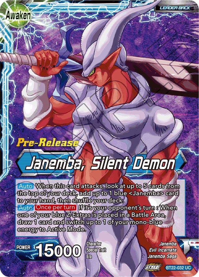 Janemba // Janemba, Silent Demon (BT22-032) [Critical Blow Prerelease Promos] | Mindsight Gaming