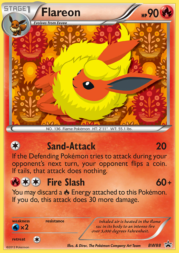 Flareon (BW88) [Black & White: Black Star Promos] | Mindsight Gaming