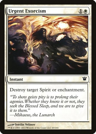 Urgent Exorcism [Innistrad] | Mindsight Gaming