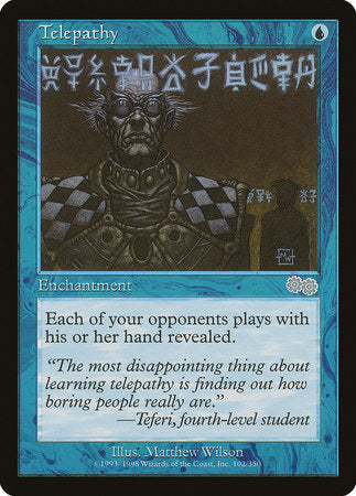 Telepathy [Urza's Saga] | Mindsight Gaming