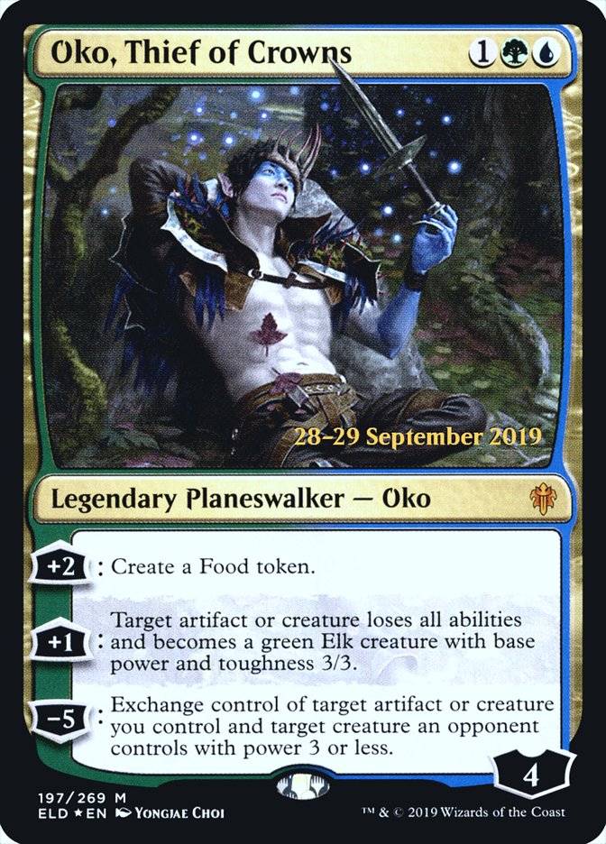 Oko, Thief of Crowns  [Throne of Eldraine Prerelease Promos] | Mindsight Gaming