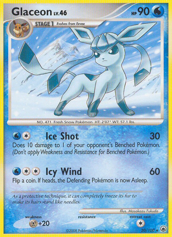 Glaceon (20/100) [Diamond & Pearl: Majestic Dawn] | Mindsight Gaming