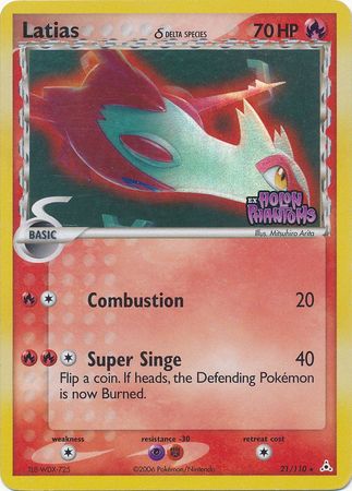 Latias (21/110) (Delta Species) (Stamped) [EX: Holon Phantoms] | Mindsight Gaming