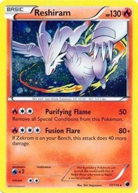 Reshiram (17/116) (Cosmos Holo) [Black & White: Plasma Freeze] | Mindsight Gaming