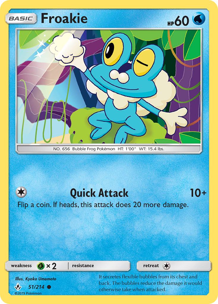 Froakie (51/214) [Sun & Moon: Unbroken Bonds] | Mindsight Gaming