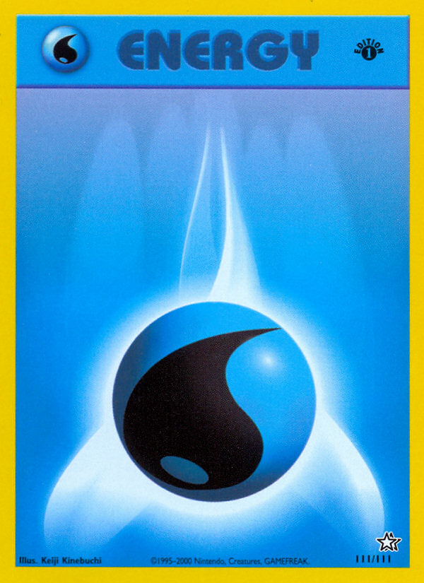 Water Energy (111/111) [Neo Genesis 1st Edition] | Mindsight Gaming