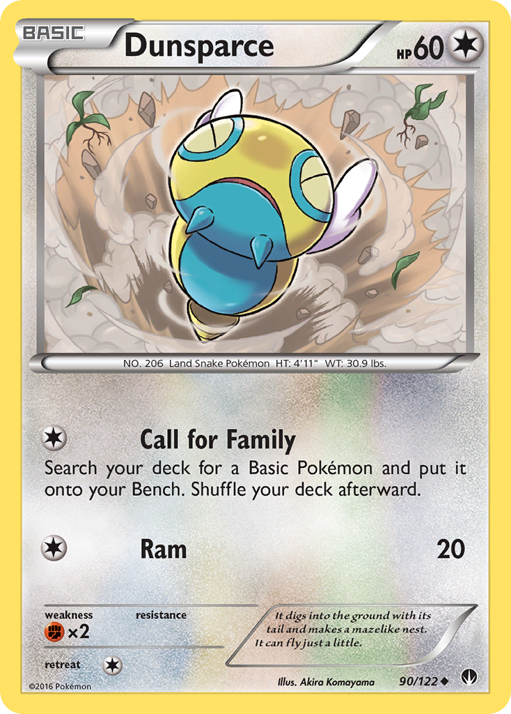 Dunsparce (90/122) [XY: BREAKpoint] | Mindsight Gaming