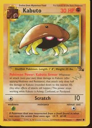 Kabuto (50/62) (W Stamped Promo) [Fossil Unlimited] | Mindsight Gaming