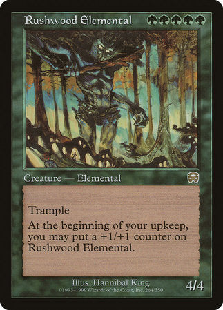 Rushwood Elemental [Mercadian Masques] | Mindsight Gaming