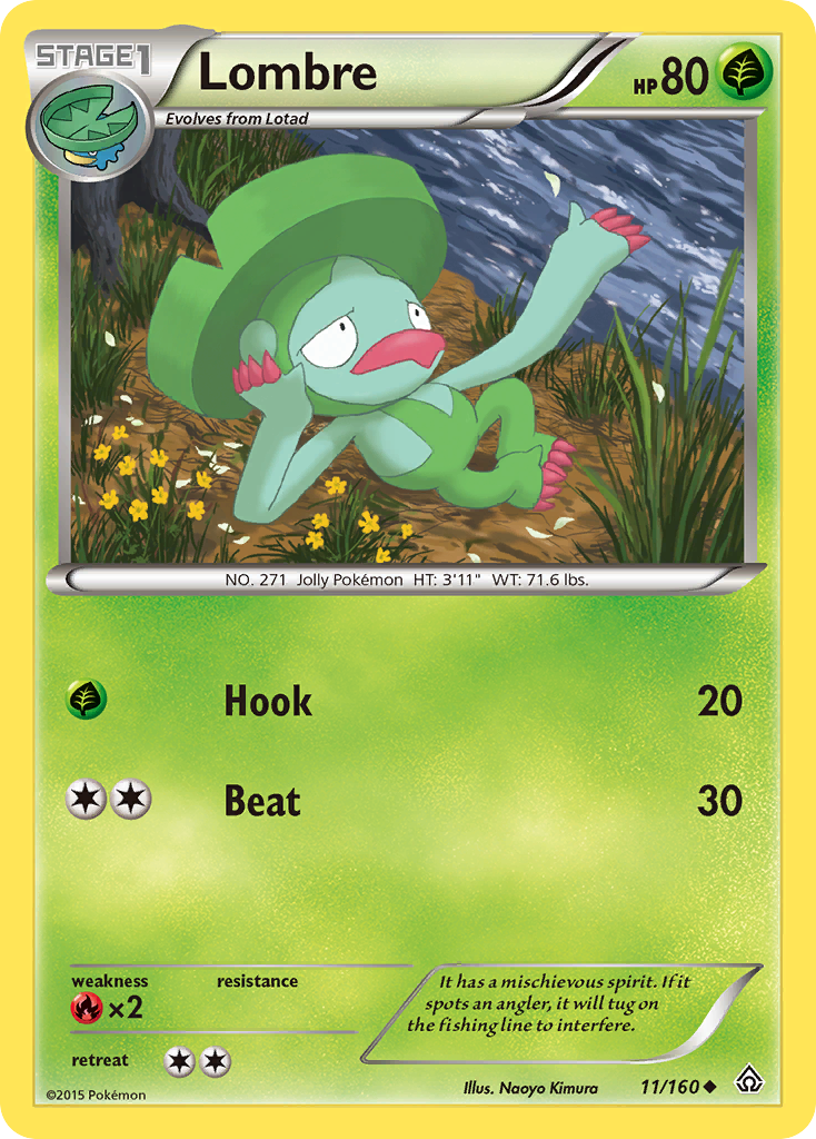 Lombre (11/160) [XY: Primal Clash] | Mindsight Gaming