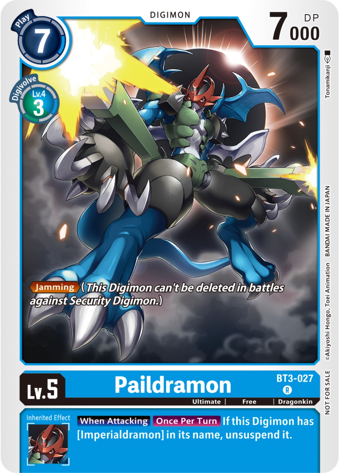 Paildramon [BT3-027] (NYCC 2023 Demo Deck) [Release Special Booster Ver.1.5] | Mindsight Gaming