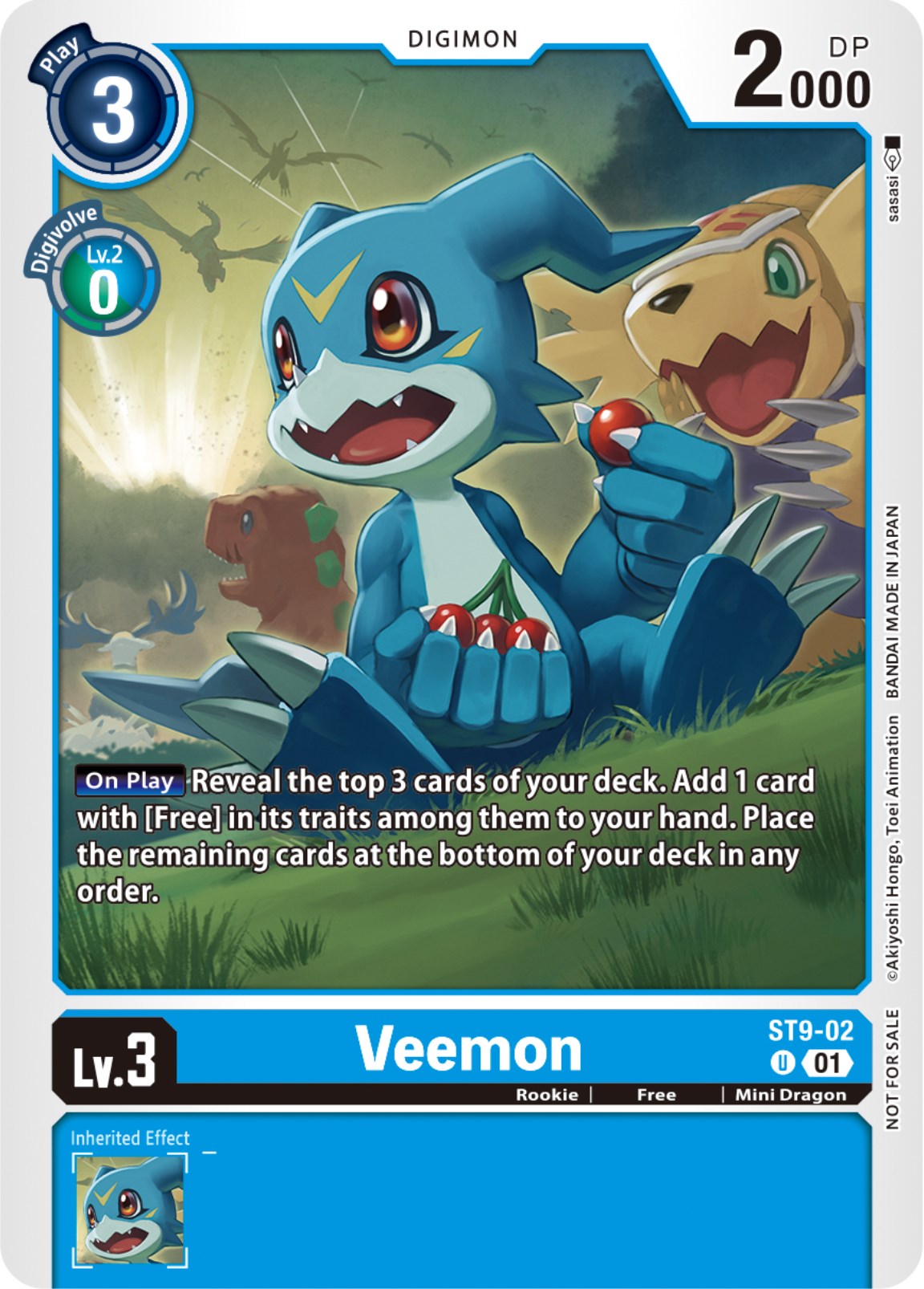 Veemon [ST9-02] (NYCC 2023 Demo Deck) [Starter Deck: Ultimate Ancient Dragon] | Mindsight Gaming