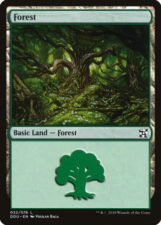 Forest (32) [Duel Decks: Elves vs. Inventors] | Mindsight Gaming