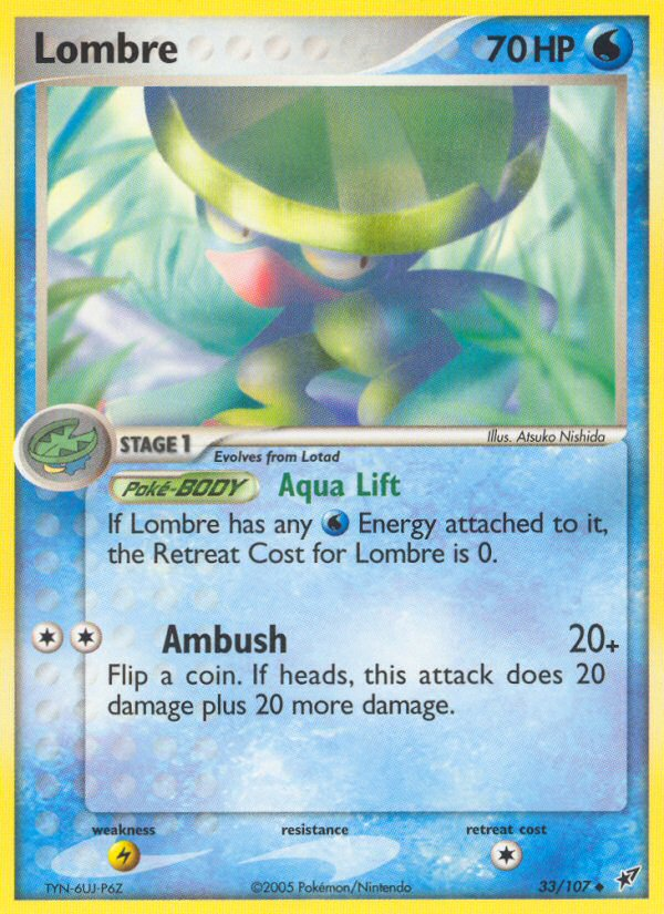 Lombre (33/107) [EX: Deoxys] | Mindsight Gaming