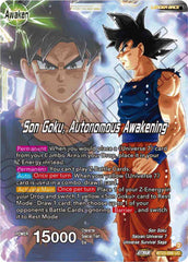 SSB Son Goku // Son Goku, Autonomous Awakening (BT23-099) [Perfect Combination] | Mindsight Gaming