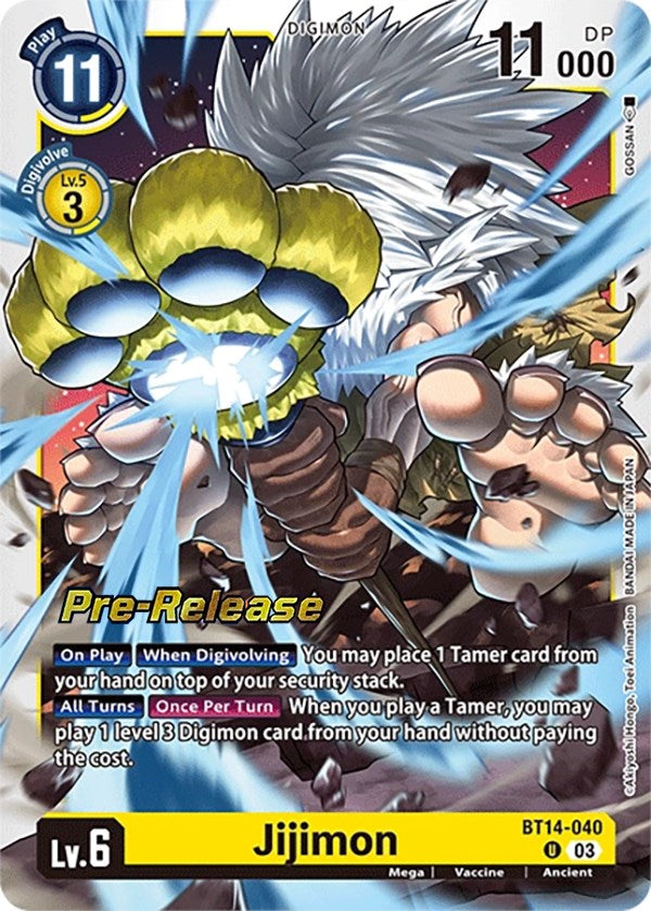 Jijimon [BT14-040] [Blast Ace Pre-Release Cards] | Mindsight Gaming