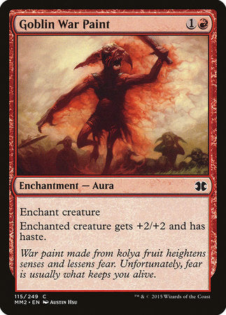 Goblin War Paint [Modern Masters 2015] | Mindsight Gaming