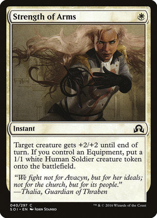 Strength of Arms [Shadows over Innistrad] | Mindsight Gaming