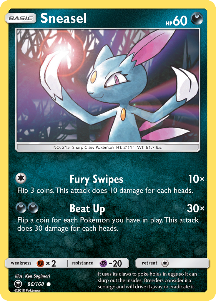 Sneasel (86/168) [Sun & Moon: Celestial Storm] | Mindsight Gaming