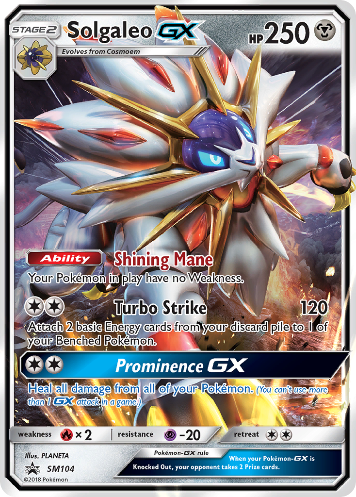 Solgaleo GX (SM104) [Sun & Moon: Black Star Promos] | Mindsight Gaming