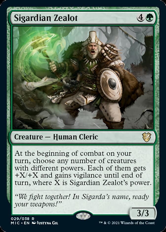 Sigardian Zealot [Innistrad: Midnight Hunt Commander] | Mindsight Gaming