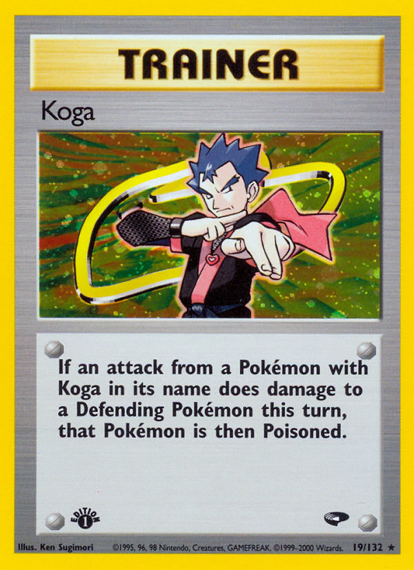 Koga (19/132) [Gym Challenge 1st Edition] | Mindsight Gaming