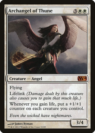 Archangel of Thune [Magic 2014] | Mindsight Gaming