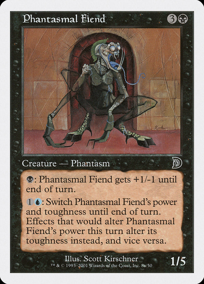 Phantasmal Fiend (Standing) [Deckmasters] | Mindsight Gaming