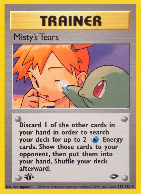 Misty's Tears (118/132) [Gym Challenge 1st Edition] | Mindsight Gaming