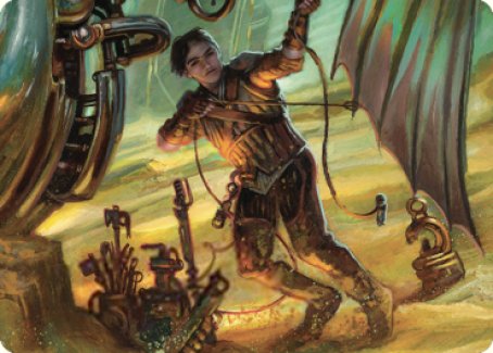 Mishra, Excavation Prodigy Art Card [The Brothers' War Art Series] | Mindsight Gaming