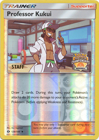 Professor Kukui (128/149) (Regional Championship Promo Staff) [Sun & Moon: Base Set] | Mindsight Gaming