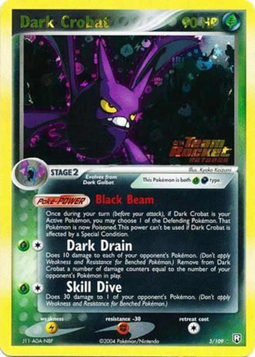 Dark Crobat (3/109) (Stamped) [EX: Team Rocket Returns] | Mindsight Gaming