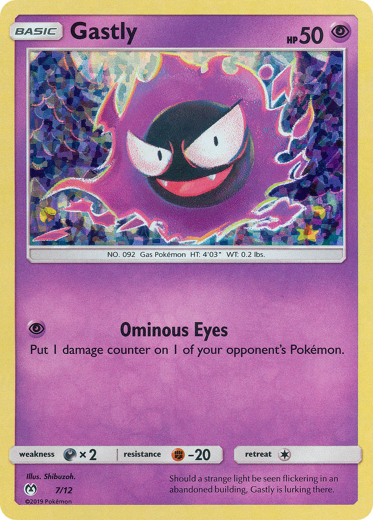 Gastly (7/12) [McDonald's Promos: 2019 Collection] | Mindsight Gaming