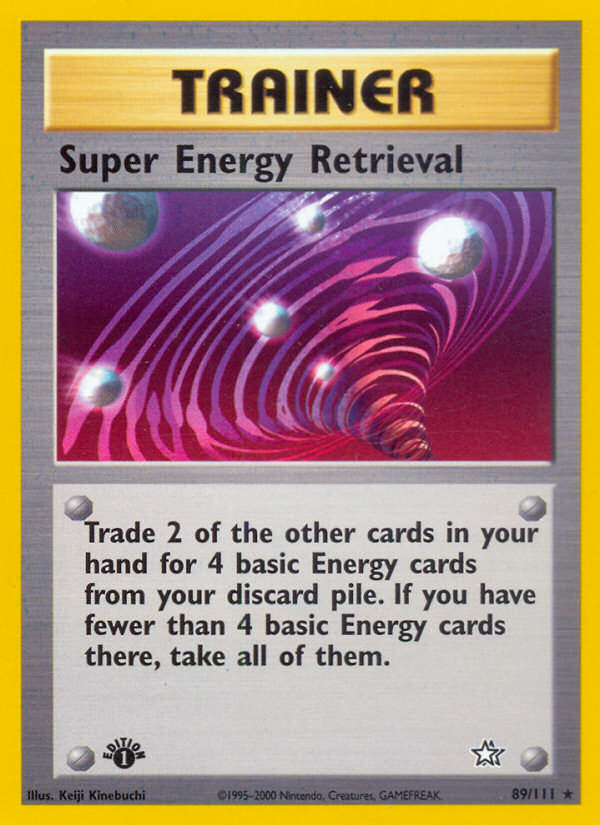 Super Energy Retrieval (89/111) [Neo Genesis 1st Edition] | Mindsight Gaming