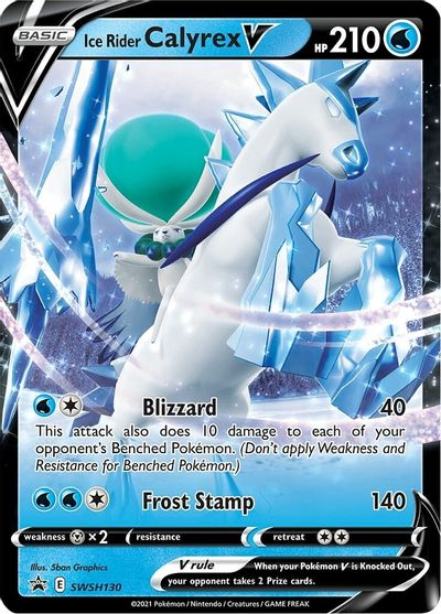 Ice Rider Calyrex V (SWSH130) [Sword & Shield: Black Star Promos] | Mindsight Gaming