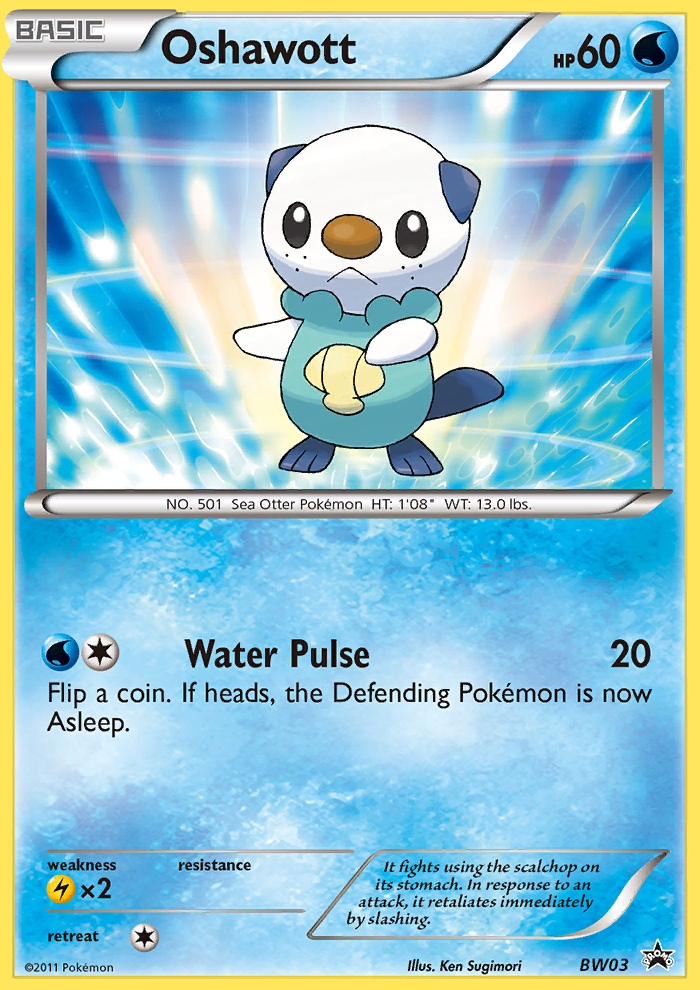 Oshawott (BW03) [Black & White: Black Star Promos] | Mindsight Gaming