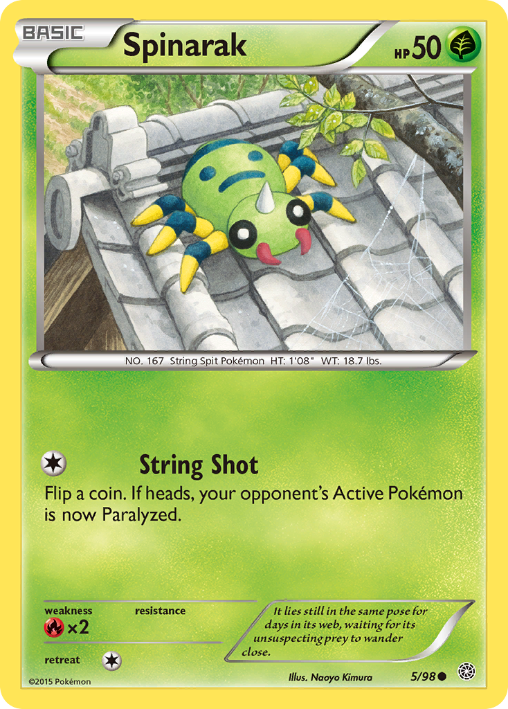 Spinarak (5/98) [XY: Ancient Origins] | Mindsight Gaming