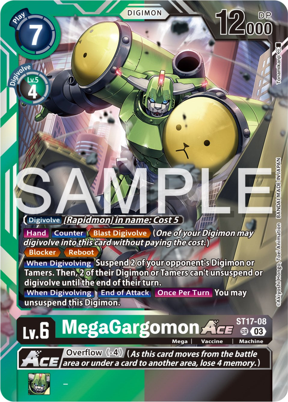 MegaGargomon Ace [ST17-08] [Starter Deck: Double Typhoon Advanced Deck Set] | Mindsight Gaming