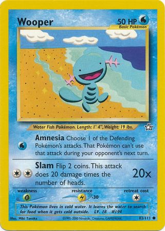 Wooper (82/111) [Neo Genesis Unlimited] | Mindsight Gaming