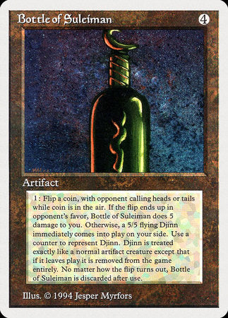 Bottle of Suleiman [Summer Magic / Edgar] | Mindsight Gaming