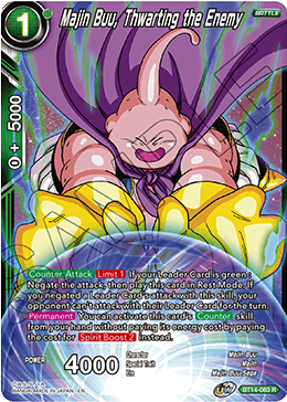 Majin Buu, Thwarting the Enemy (BT14-083) [Cross Spirits] | Mindsight Gaming