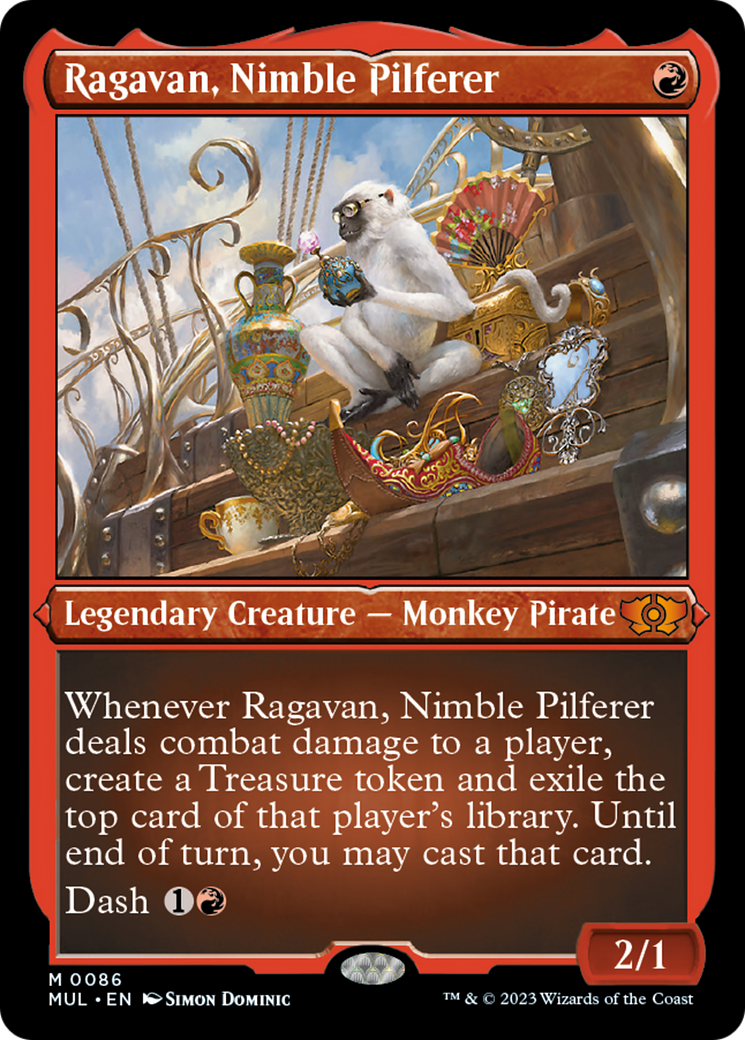 Ragavan, Nimble Pilferer (Foil Etched) [Multiverse Legends] | Mindsight Gaming