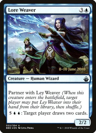 Lore Weaver [Battlebond Promos] | Mindsight Gaming