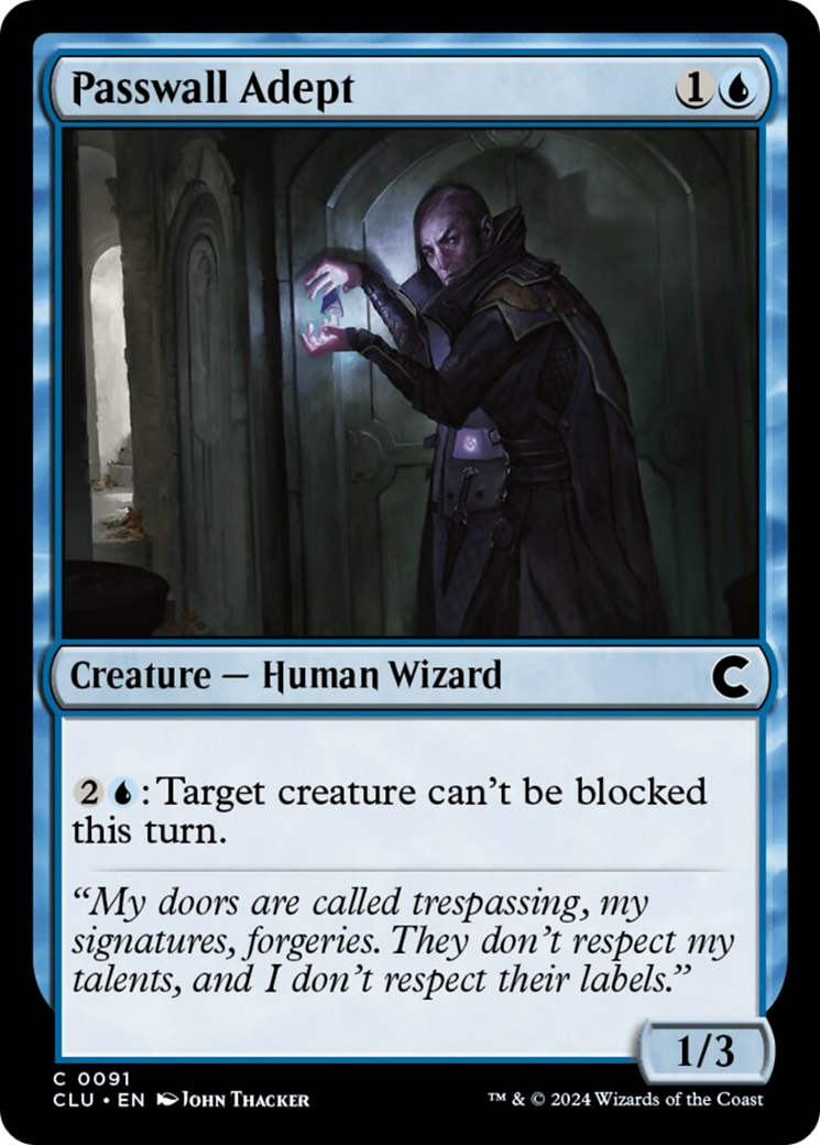 Passwall Adept [Ravnica: Clue Edition] | Mindsight Gaming