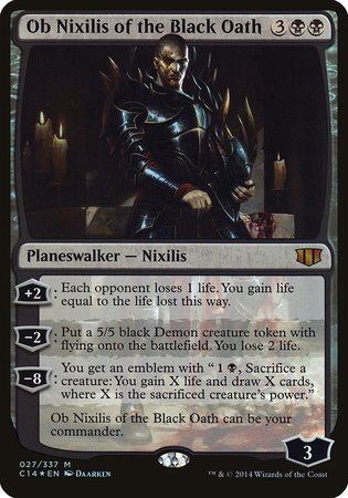 Ob Nixilis of the Black Oath (Commander 2014) [Commander 2014 Oversized] | Mindsight Gaming