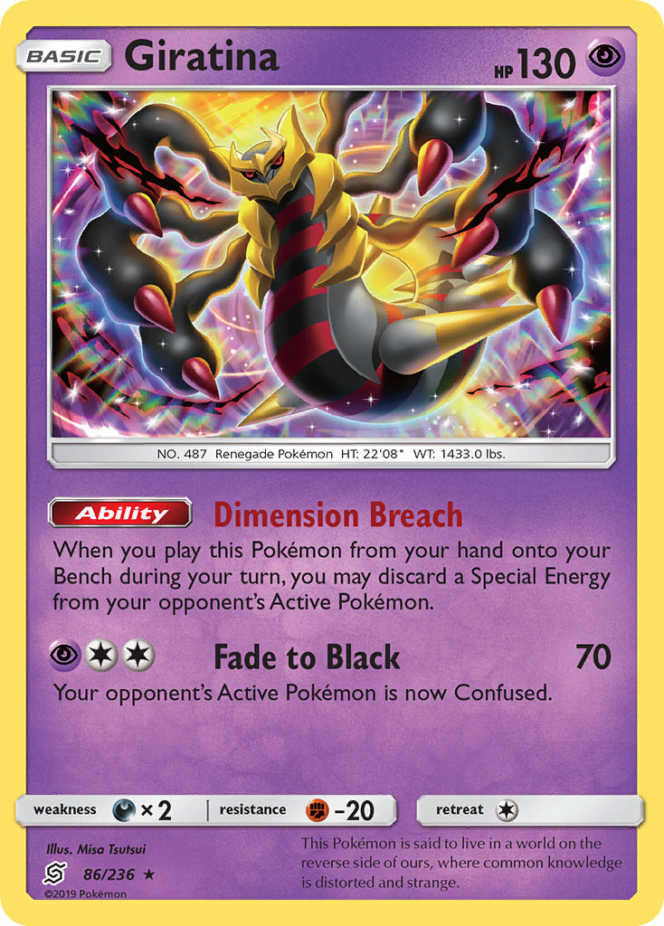 Giratina (86/236) [Sun & Moon: Unified Minds] | Mindsight Gaming