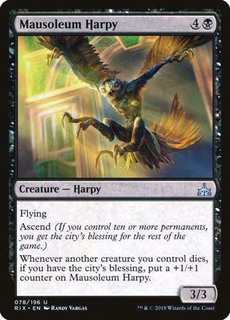 Mausoleum Harpy [Rivals of Ixalan] | Mindsight Gaming