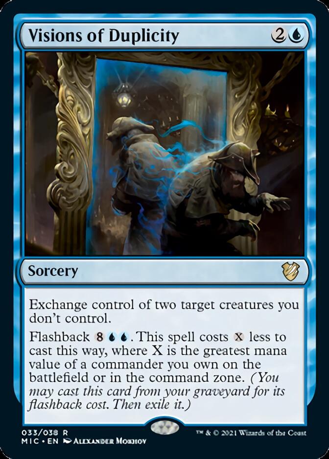 Visions of Duplicity [Innistrad: Midnight Hunt Commander] | Mindsight Gaming